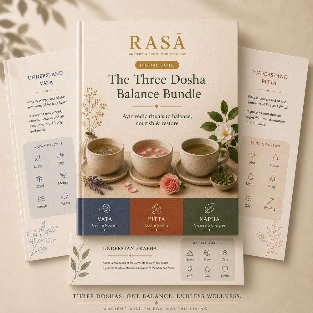 The Three Dosha Balance Bundle — the cover of the digital guide