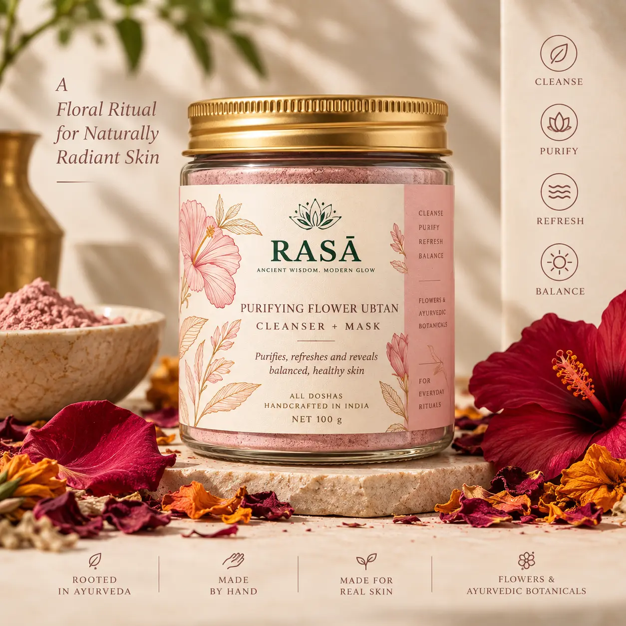 PURIFYING FLOWER UBTAN — the jar